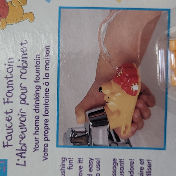 Vintage Disney Pooh Bear Faucet Fountain - Picture 3 of 5